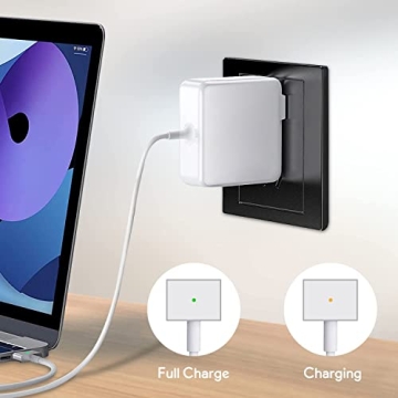Mac Book Pro Charger - 60W T-Tip Magnetic Charger Power Adapter, Universal Laptop Charger Compatible with Mac Book Air/Mac Book Pro 13-Inch Retina Display(After 2012)