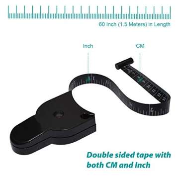 Body Measuring Tape Body Tape Measure for Tailor Fabric Body Waist Measurement