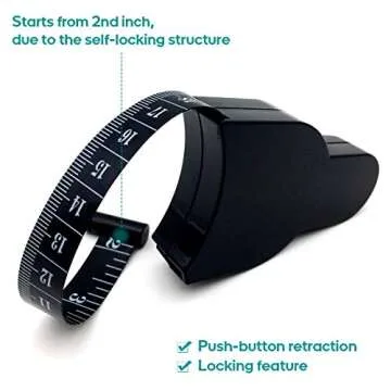 Retractable Body Tape Measure for Accurate Sizing
