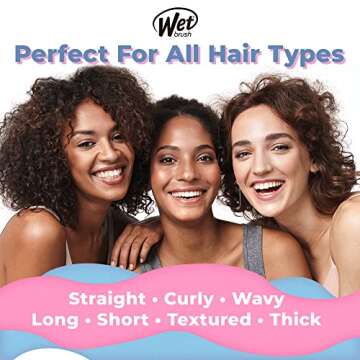 Wet Brush Disney Original Detangler Hair Brush - Cinderella - Comb for Women, Men and Kids - Wet or Dry – Removes Knots and Tangles - Natural, Straight, Thick and Curly Hair – Pain-Free