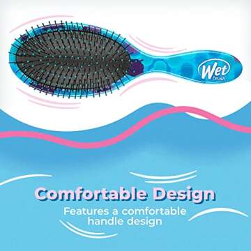 Wet Brush Disney Original Detangler Hair Brush - Cinderella - Comb for Women, Men and Kids - Wet or Dry – Removes Knots and Tangles - Natural, Straight, Thick and Curly Hair – Pain-Free