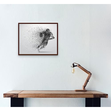 Football Wall Decor - Sports Posters Set of 4 Unframed