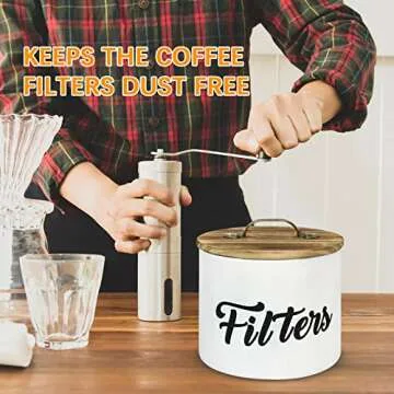 Elegant ANRXNCY Coffee Filter Holder for Your Kitchen