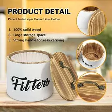 Elegant ANRXNCY Coffee Filter Holder for Your Kitchen