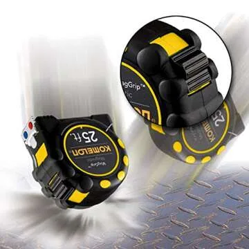 Komelon 7125 25-Foot Magnetic Measuring Tape - Durable & Accurate