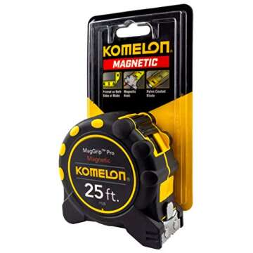 Komelon 7125 25-Foot Magnetic Measuring Tape - Durable & Accurate
