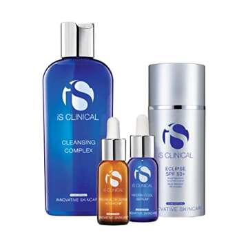 iS CLINICAL Pure Calm Collection, Calming Skincare full regimen, Collection Gift Set, Perfect for red or irritated skin
