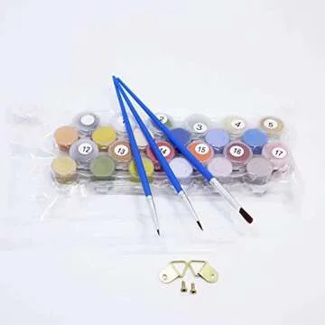 MYSNKU DIY Oil Painting Paint by Numbers Kits,No Wooden Frame,with Brushes Painting Kits Sexy Nude Girl Canvas Wall Art Hang Home Decor 16x20 Inch