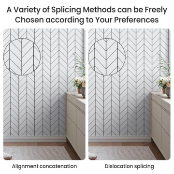 LXCREAT Black and White Peel and Stick Wallpaper for Stylish Interiors