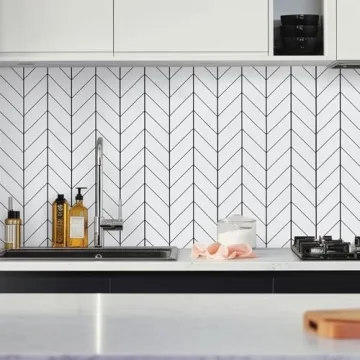 LXCREAT Black and White Peel and Stick Wallpaper for Stylish Interiors