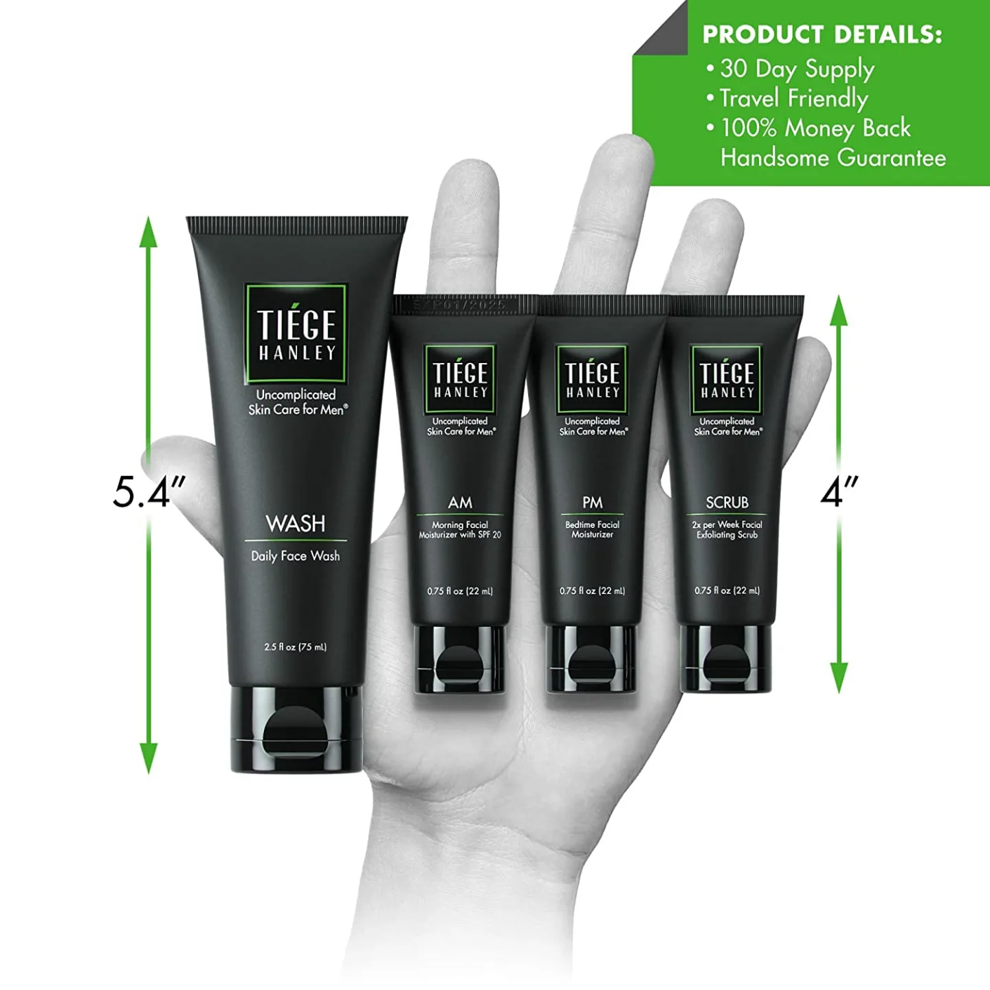 Tiege Hanley Men’s Skin Care System Level 1 Essentials