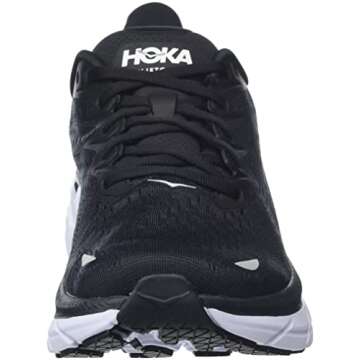 HOKA Men's Running Shoes - Black & White, Size 12 with Superior Comfort