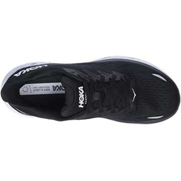 HOKA Men's Running Shoes - Black White for Comfort and Performance