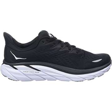 HOKA Men's Running Shoes - Black White for Comfort and Performance