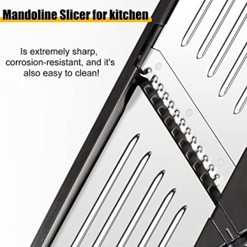 Adjustable Stainless Steel Mandoline Food Slicer