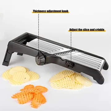 Adjustable Stainless Steel Mandoline Food Slicer