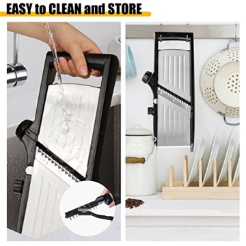 Adjustable Stainless Steel Mandoline Food Slicer