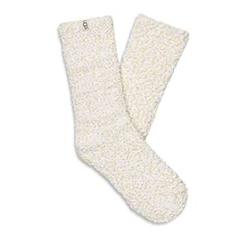 UGG Women's Adah Cozy Chenille SparkleSocks, Cream, O/S