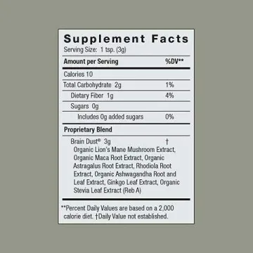 Moon Juice Brain Dust Supplement for Enhanced Memory & Focus