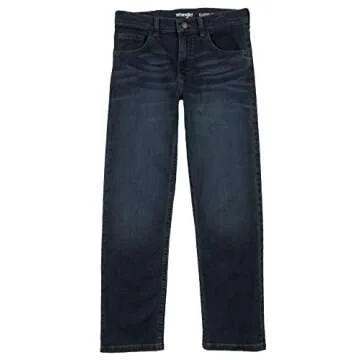 Wrangler Boys' Straight Fit Jean, Skyline, 7