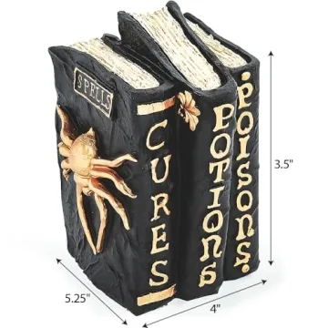 Witch and Wizard Spellbook Halloween Decor for Home