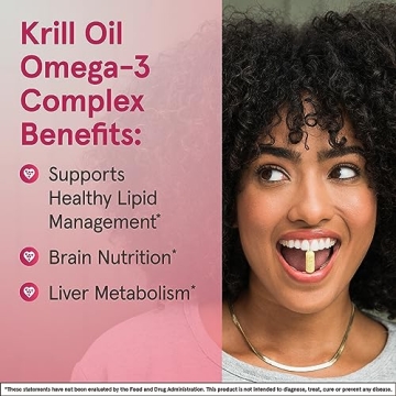 Jarrow Krill Oil Omega-3 Brain Heart Health 60 Softgels