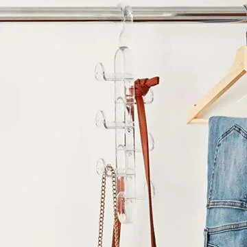 Spectrum Virgo 6-Hook Purse Organizer for Stylish Storage