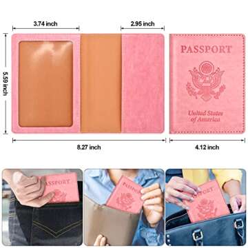 Eoehro Passport & Vaccine Card Holder - Compact & Waterproof