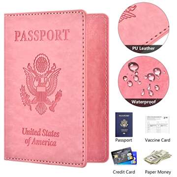 Eoehro Passport & Vaccine Card Holder - Compact & Waterproof
