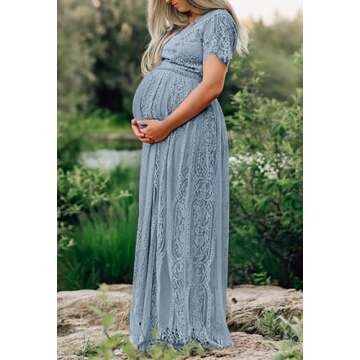 MEROKEETY Floral Lace Wedding Dress for Elegant Occasions