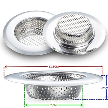 Fengbao Stainless Steel Kitchen Sink Strainer Set 2PCS