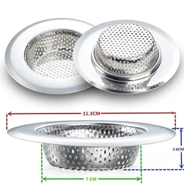 Fengbao Stainless Steel Kitchen Sink Strainer Set 2PCS