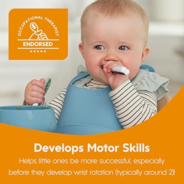 NumNum Baby Spoons Set Self-Feeding BLW Easy Grip