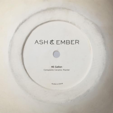 Stylish Ash & Ember 24" D Planter - Indoor/Outdoor Decor