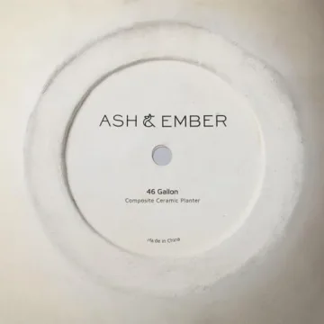 Stylish Ash & Ember 24" D Planter - Indoor/Outdoor Decor