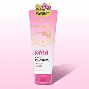 The Crème Shop x Hello Kitty Hydration Double Cleanse 2-1 Daily Cleanser Make Up Remover Klean Beau...