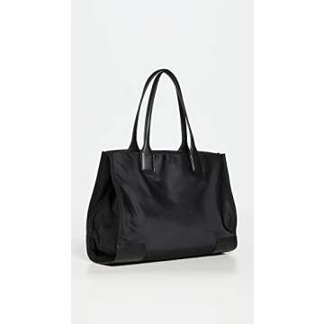 Tory Burch Women's Small Ella Tote, Black, One Size