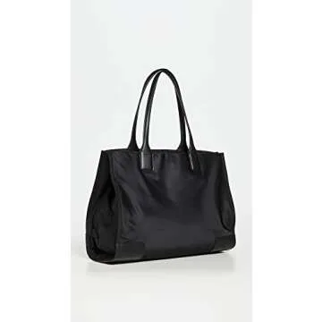 Tory Burch Women's Small Ella Tote, Black, One Size