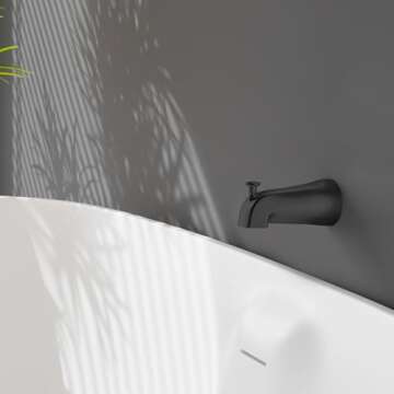 Gold Hao Universal Slip-On Tub Spout - Easy Install, Water Saving