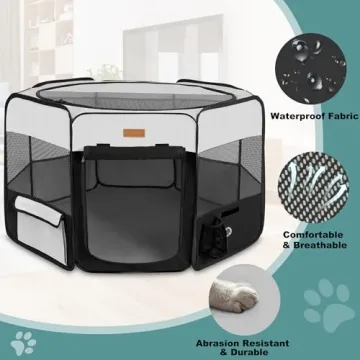 Portable Dog Playpen for Indoor and Outdoor Camping