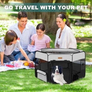 Portable Dog Playpen for Indoor and Outdoor Camping