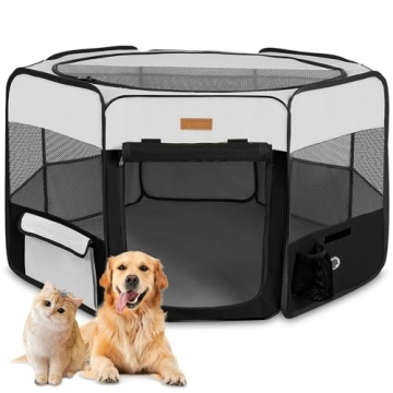 Portable Dog Playpen for Indoor and Outdoor Camping