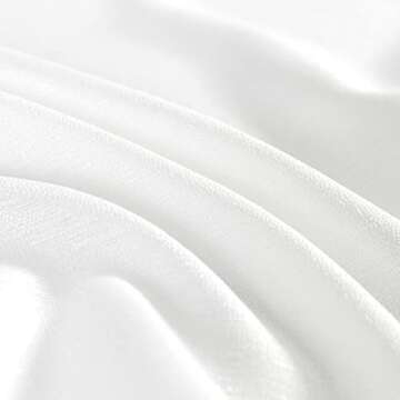 jinchan White Kitchen Curtains 36 Inch Length Farmhouse Rustic Drapes for Small Window Faux Linen Weave Tier Curtains for Bathroom Sink Light Filtering Rod Pocket 2 Panels White