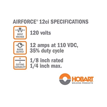 Hobart 500564 Airforce 12ci Plasma Cutter with Compressor