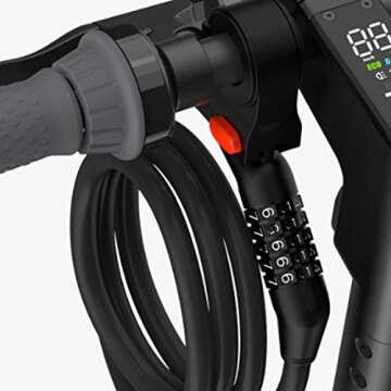 Segway Ninebot 5-Digit Combination Cable Lock for Retail
