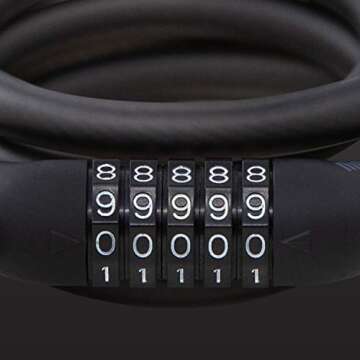 Segway Ninebot 5-Digit Combination Cable Lock for Retail