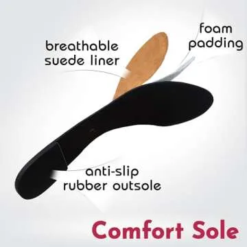 Silky Toes Foldable Travel Portable Flat Comfort Shoes with Pouch (Large 8/9, Gold)