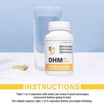 WelEssentials DHM + NAC Supplement for Liver Health