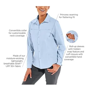 Coolibar UPF 50+ Women's Kodia Fishing Shirt