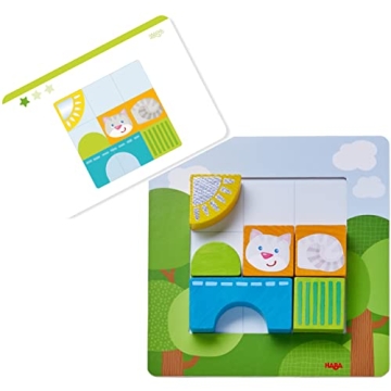 HABA Animal Squares Wooden Puzzle for Toddlers